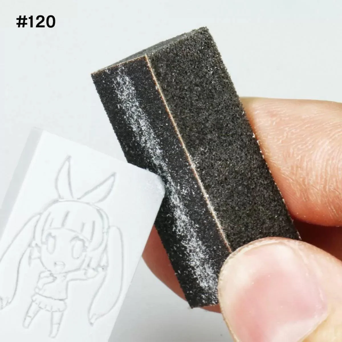 Godhand: Sanding Sticks - Kamiyasu Sanding Stick #120-10mm - Image 2