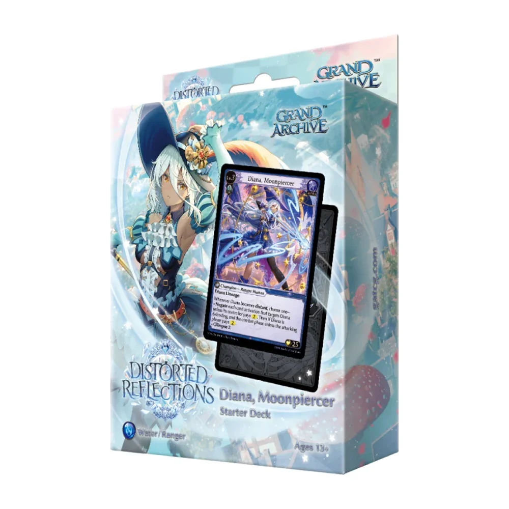 Grand Archive TCG: Distorted Reflections – Starter Deck Display – Diana, Moonpiercer