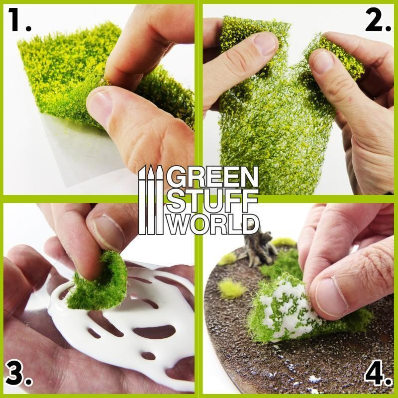 GREEN STUFF WORLD Grass Mat Cutouts - Brown Moor Fields - Image 2