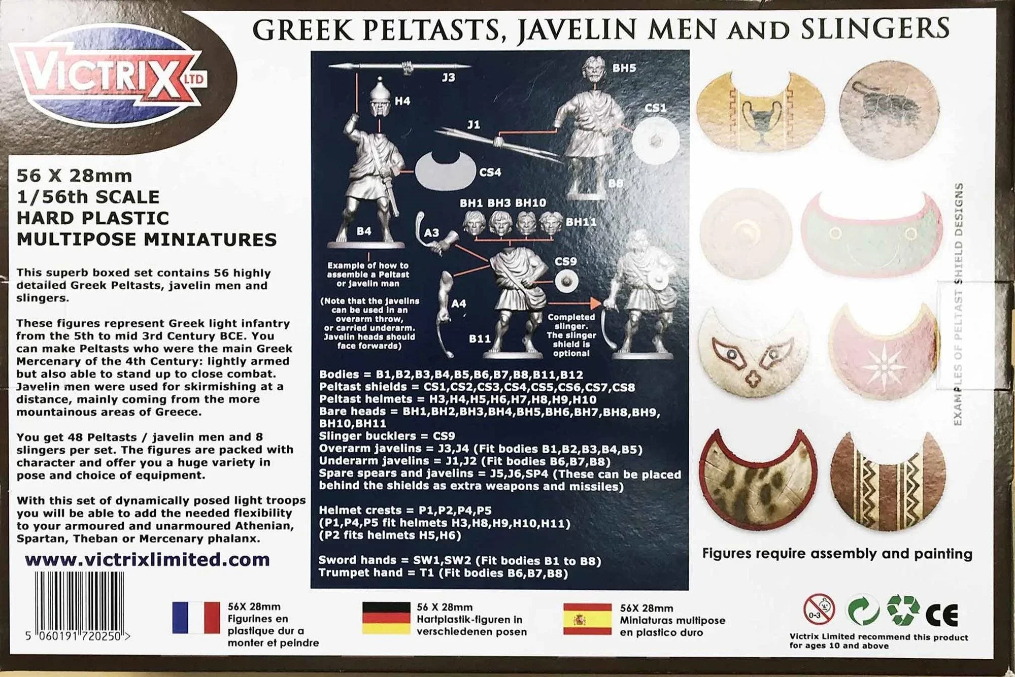 Greek Peltasts, Javelin Men and Slingers - Image 2