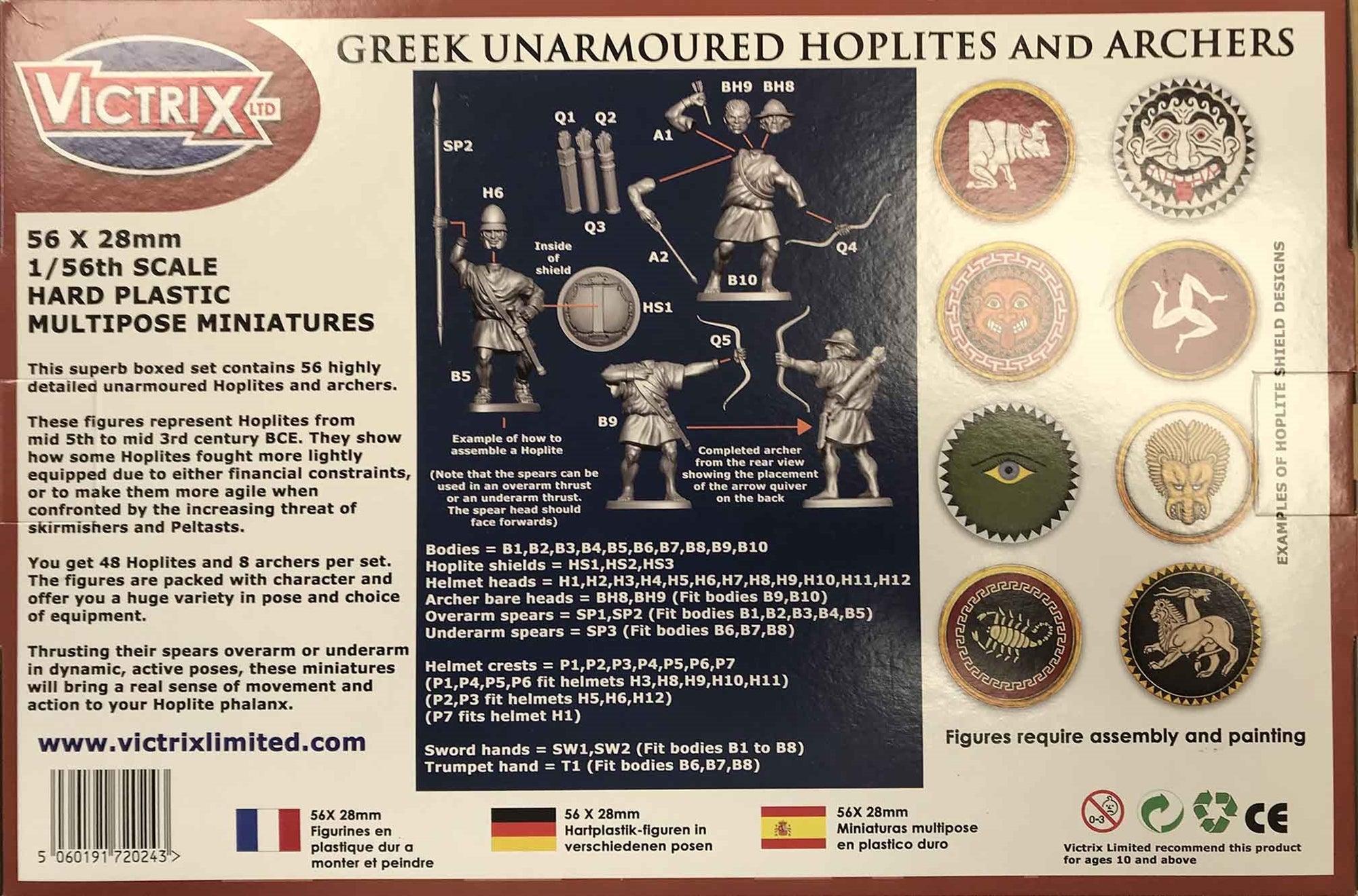 Greek Unarmoured Hoplites and Archers - Image 2