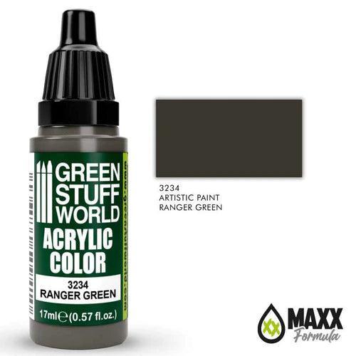GREEN STUFF WORLD Acrylic Color - Ranger Green 17ml