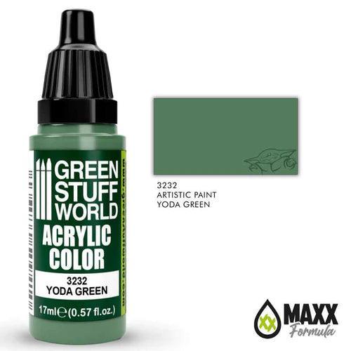 GREEN STUFF WORLD Acrylic Color - Yoda Green 17ml