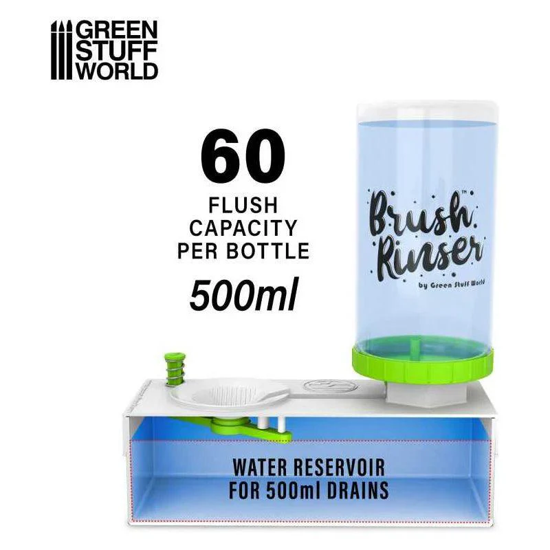 GREEN STUFF WORLD Brush Rinser Bottle 500ml - Green - Image 2