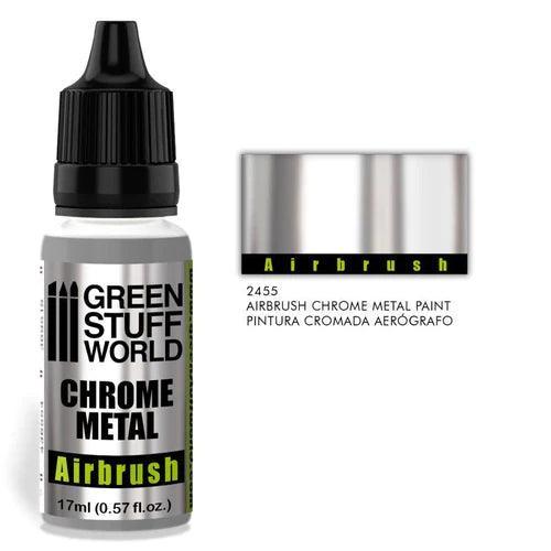 GREEN STUFF WORLD Chrome Paint - Airbrush 17ml
