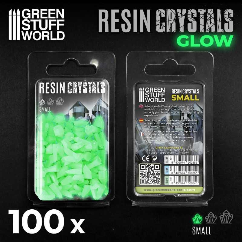 GREEN STUFF WORLD Green Glow Resin Crystals - Small - Image 2