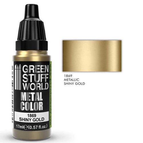 GREEN STUFF WORLD Metallic Paint Shiny Gold 17ml