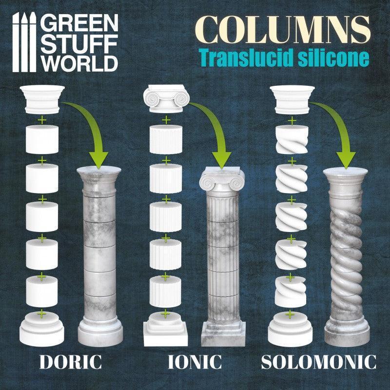 GREEN STUFF WORLD Silicone Molds - Columns - Image 3