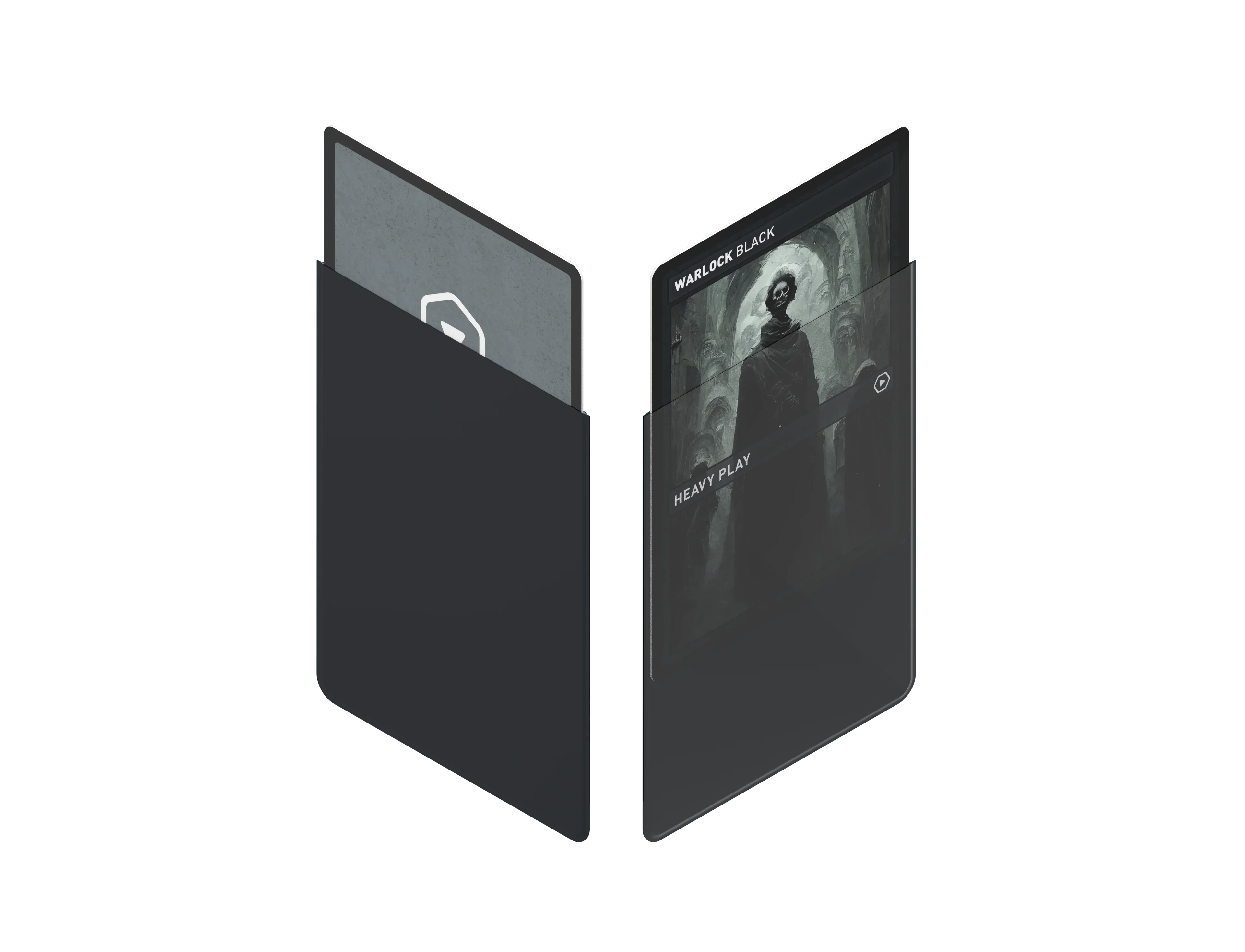 Heavy Play: CURV Sleeves Standard 100 - Warlock Black