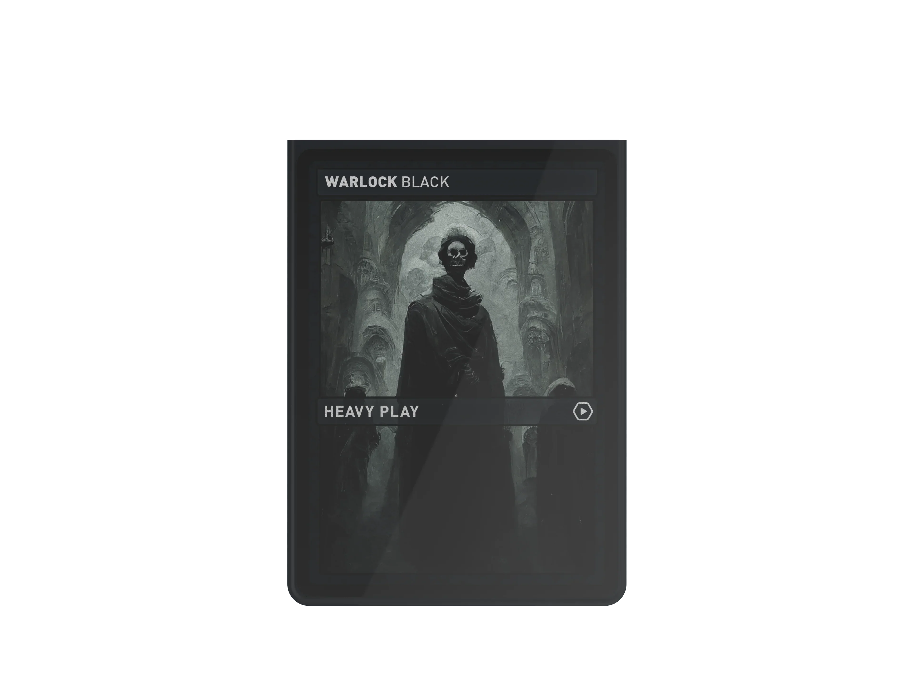 Heavy Play: CURV Sleeves Standard 100 - Warlock Black - Image 3