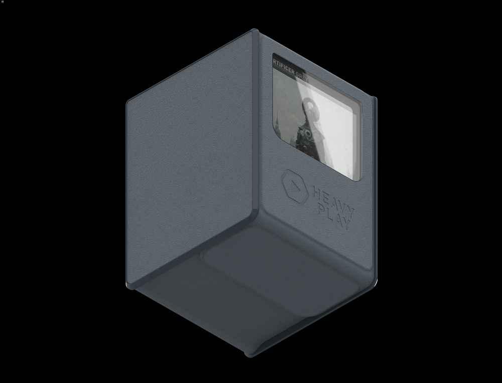 Heavy Play: RFG Deckbox MAX 80 DS - Artificer Grey - Image 3