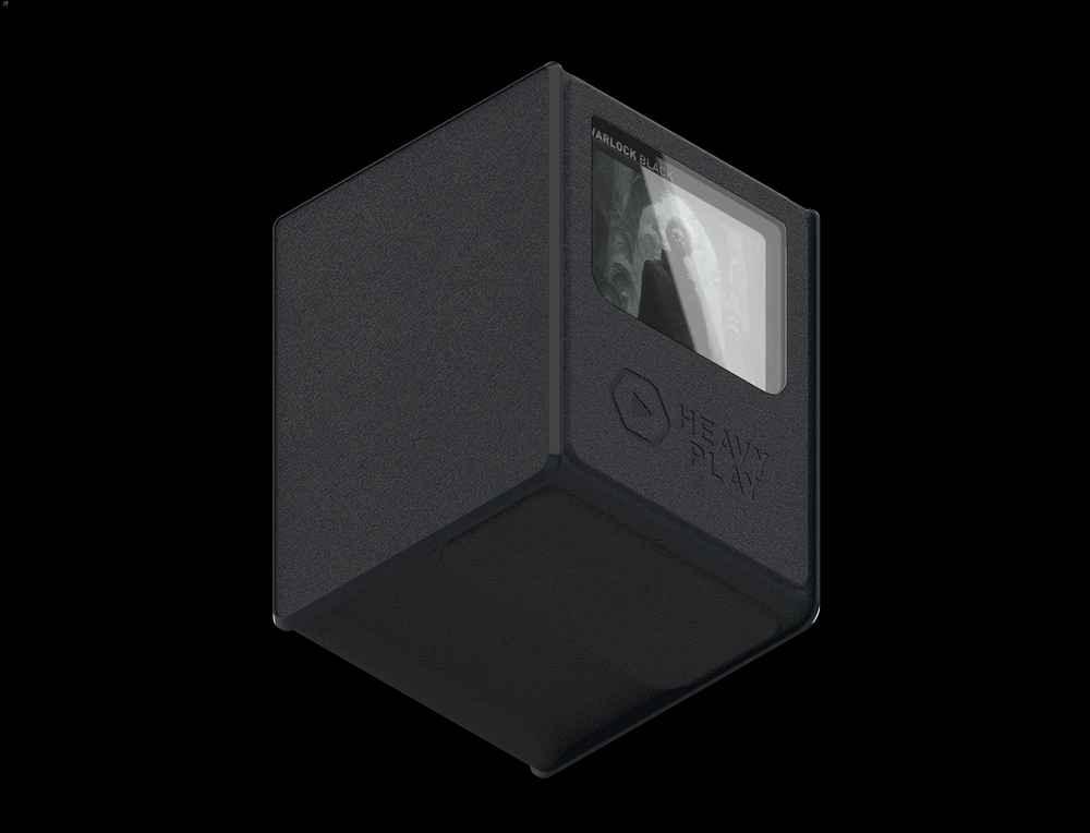 Heavy Play: RFG Deckbox MAX 80 DS - Warlock Black - Image 2