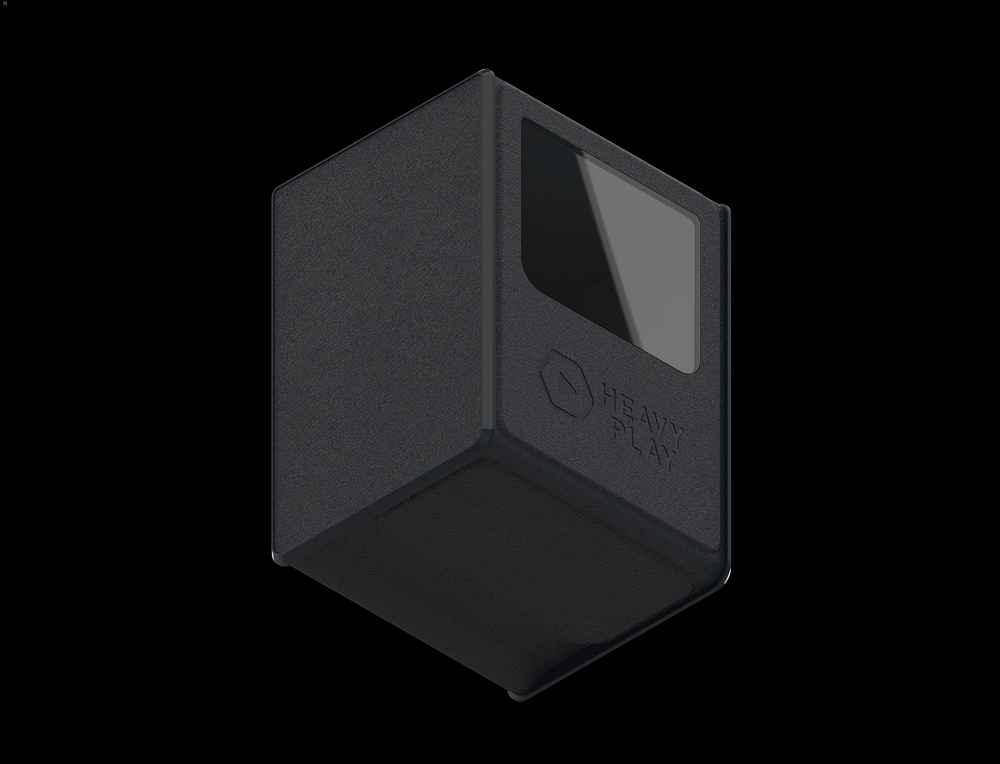 Heavy Play: RFG Deckbox MAX 80 DS - Warlock Black - Image 3