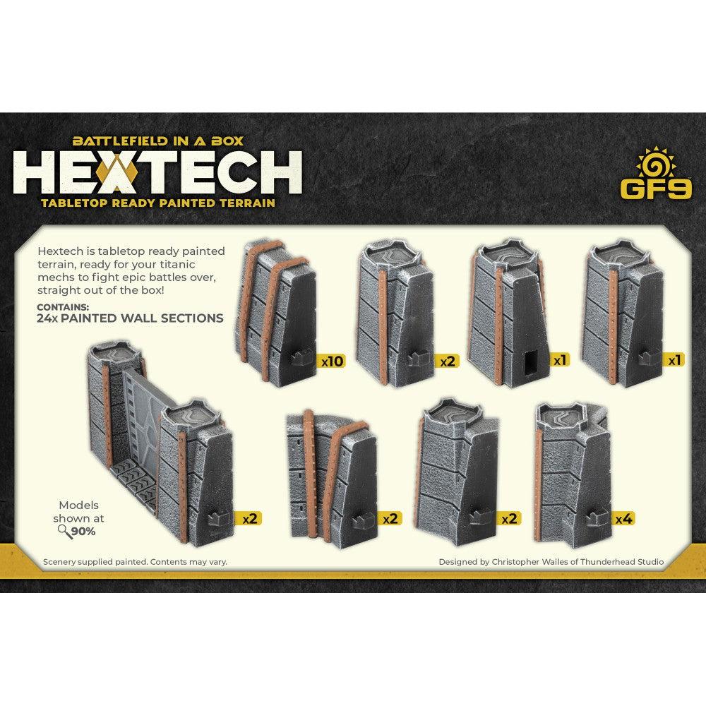 Hextech Terrain: Trinity City – Fortress Walls Grey - Image 2