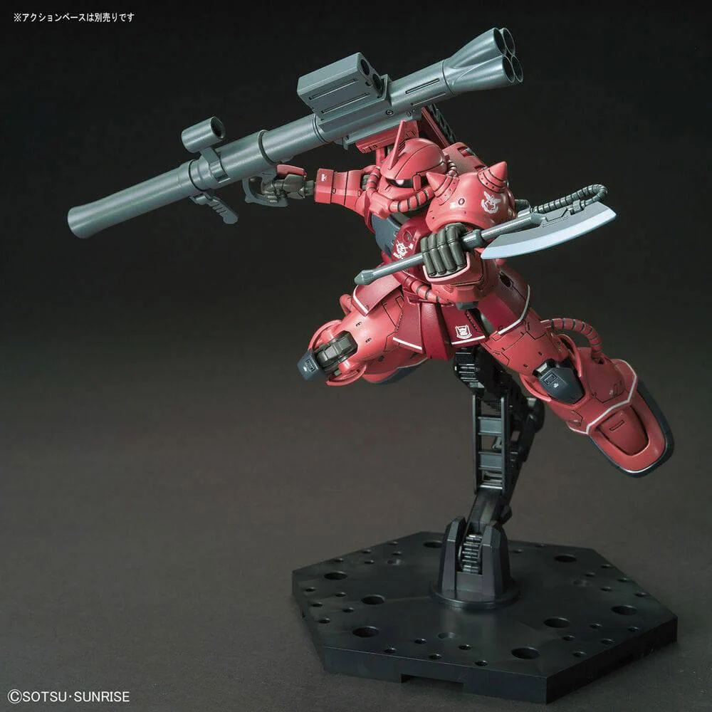 HG 1/144 MS06S ZAKU II PRINCIPALITY OF ZEON CHAR AZNABLE S MOBILE SUIT RED COMET VER. - Image 2