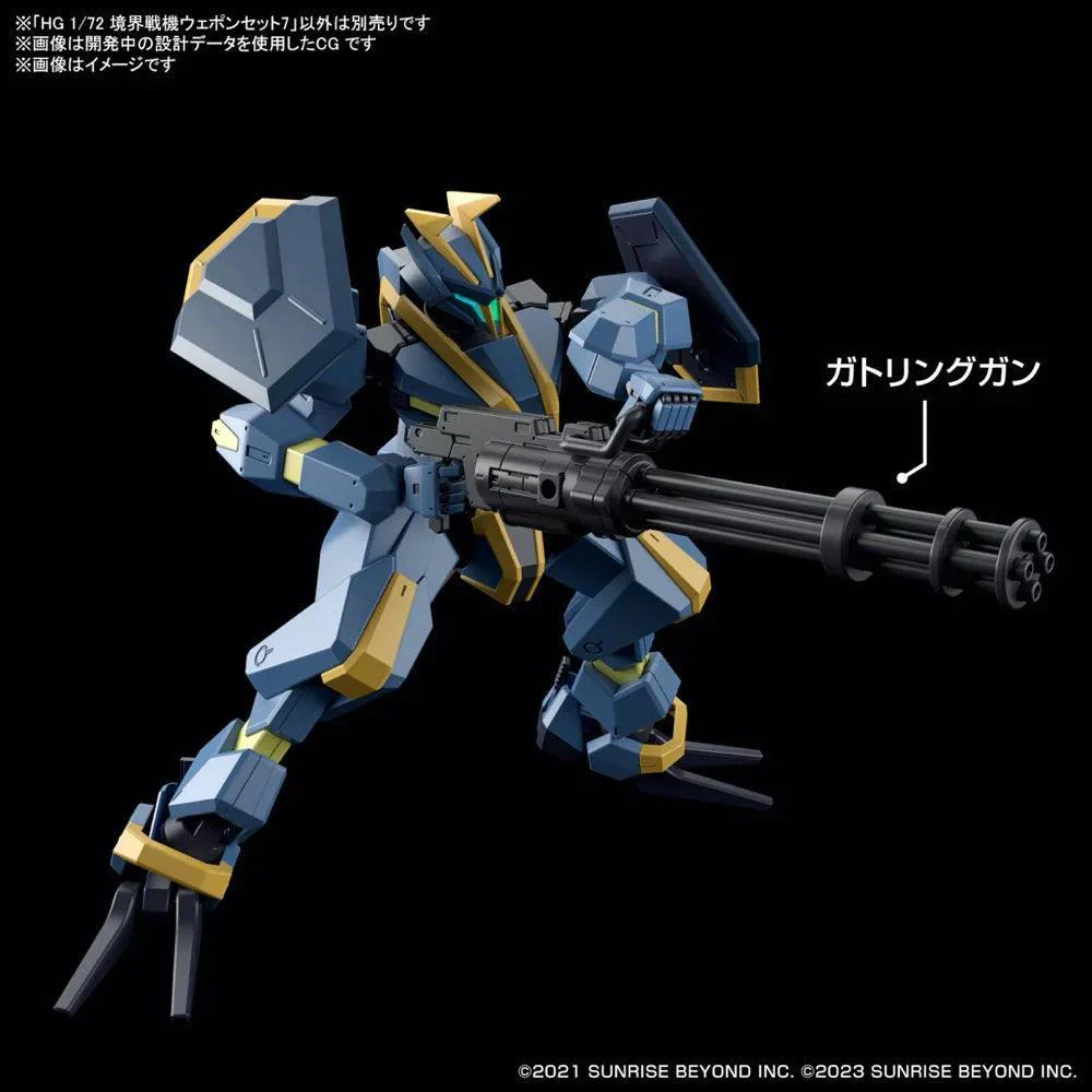 HG 1/72 AMAIM WARRIOR AT THE BORDERLINE WEAPON SET7 - Image 4