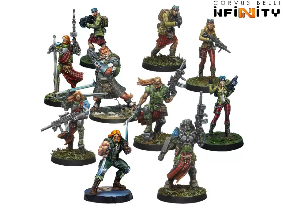 Infinity - Caledonian Combat Force Repack Alpha - Pre-Order - Image 2