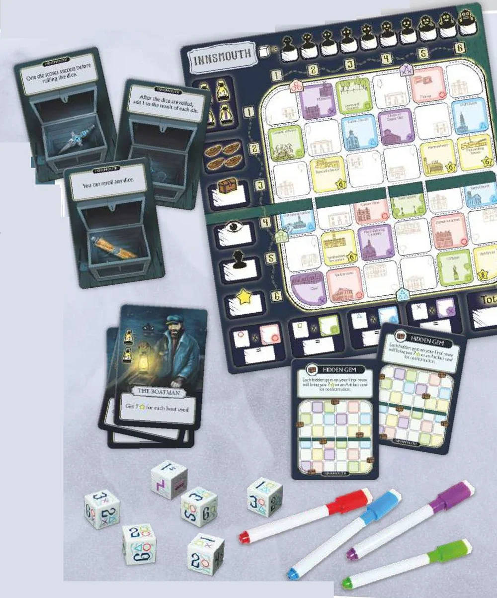 Innsmouth Travel Guide: a Route Charting Game - Image 2