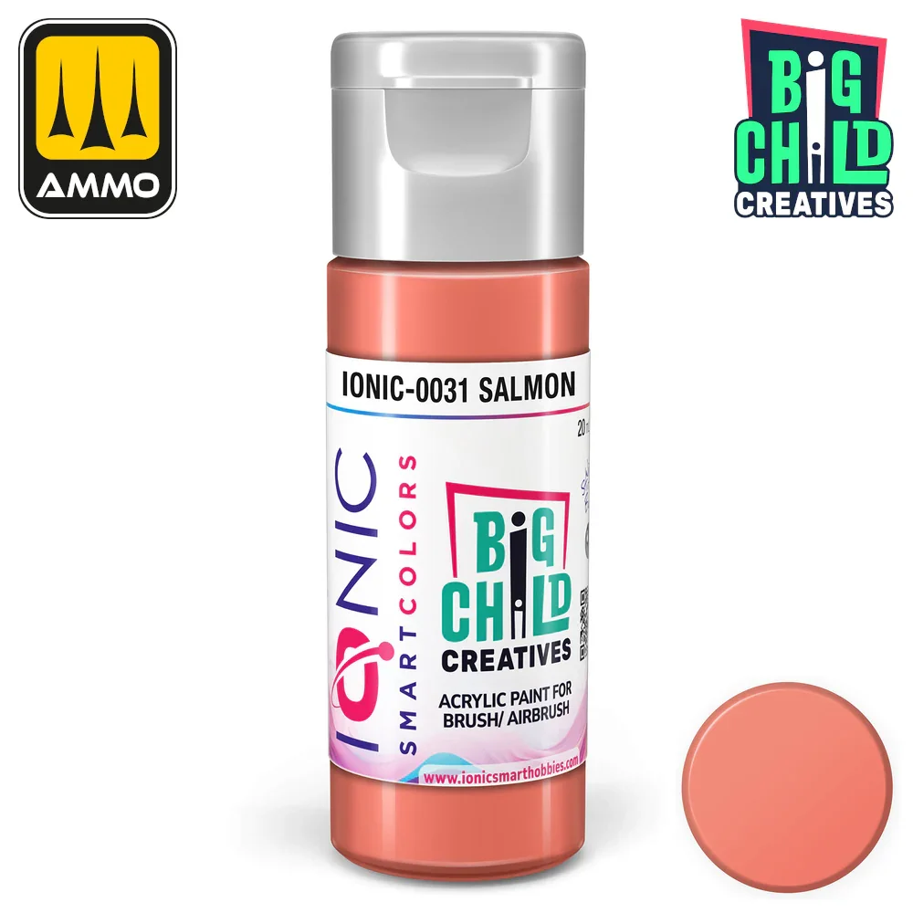 Ionic - Acrylic Paints - Salmon 20ml