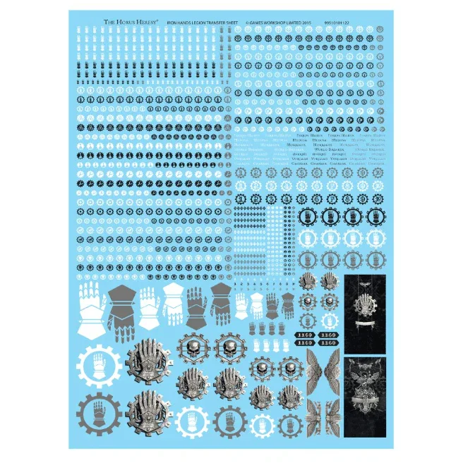 Iron Hands Legion Transfer Sheet