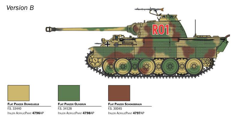 ITALERI SD.KFZ. 171 PANTHER AUSF. A 1:56 / 28mm - Bolt Action Scale - Image 5