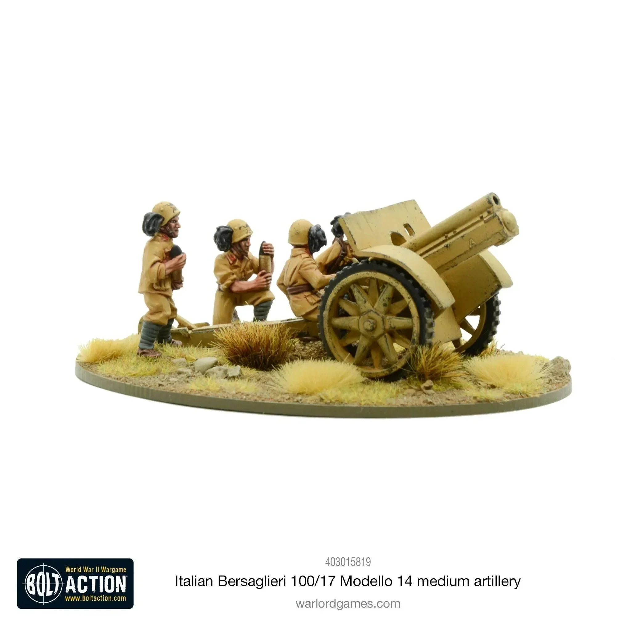 Italian Bersaglieri 100/17 Modello 14 medium artillery - Image 2