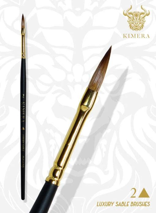 Kimera Brushes Set – Kolinsky Sable 5 brushes - Image 3