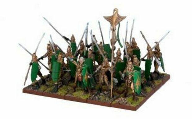 Kings of War: Elf Spearmen Regiment