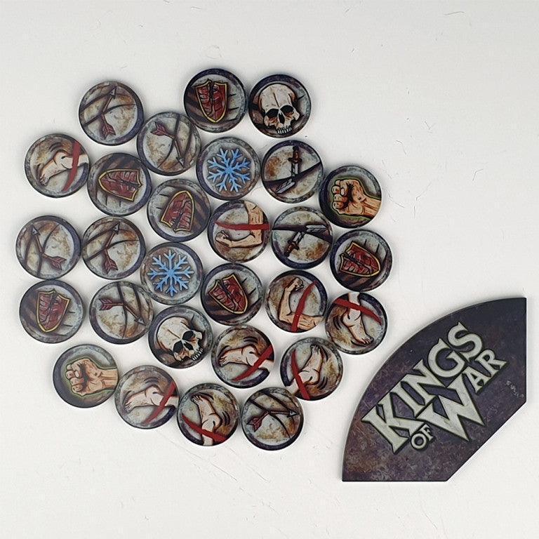 Kings of War: Game token set and Arc Template