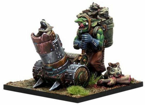 Kings of War: Goblin Support Pack: Mawpup Launcher