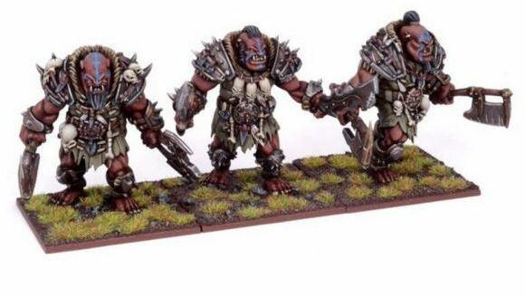 MANTIC DIRECT Kings of War - Ogre Berserker Braves Regiment