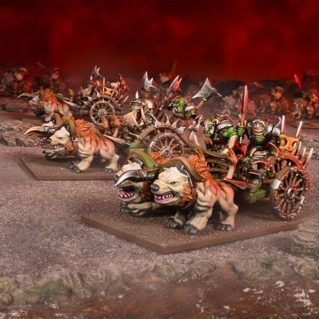 Kings of War: Orc Chariots/fight wagons