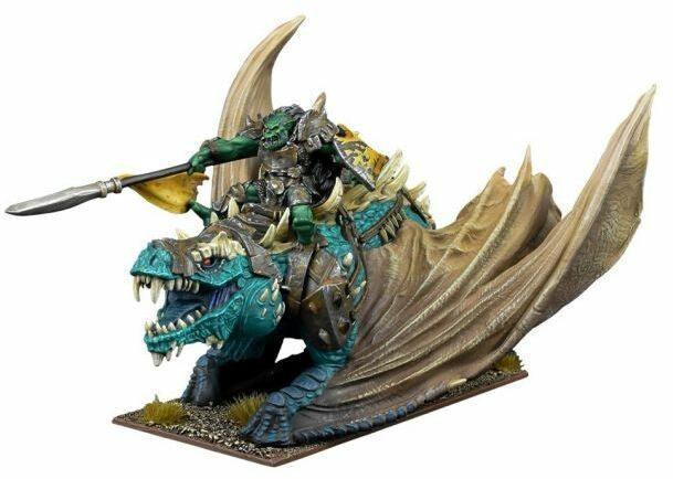 MANTIC DIRECT Kings of War - Orc Krudger on Winged Slasher