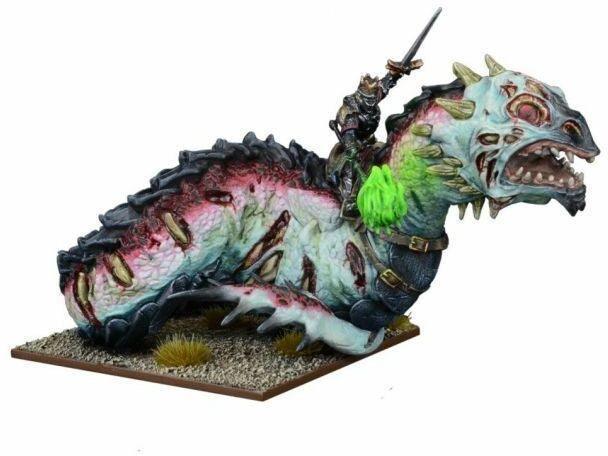 Kings of War: Undead Revenant King on Undead Wyrm