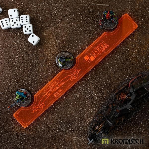 KROMLECH Coherency Ruler - 25mm Bases - Orange - Image 2