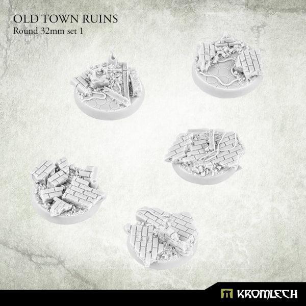KROMLECH Old Town Ruins Round 32mm Set 1 (5)