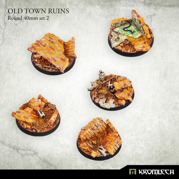 KROMLECH Old Town Ruins Round 40mm Set 2 (5) - Image 2