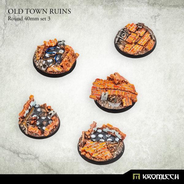 KROMLECH Old Town Ruins Round 40mm Set 3 (5) - Image 2