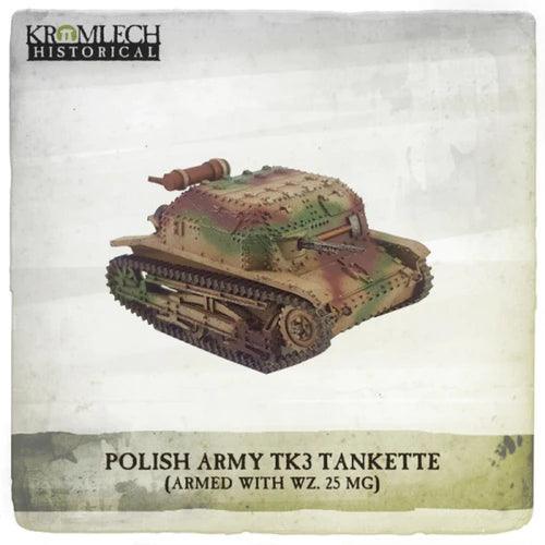 KROMLECH Polish Army TK3 Tankette (Armed with WZ, 25 MG) - Image 5