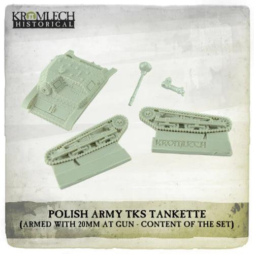 KROMLECH Polish Army TKS Tankette (Armed with 20mm Anti-Tank Gun) - Image 4