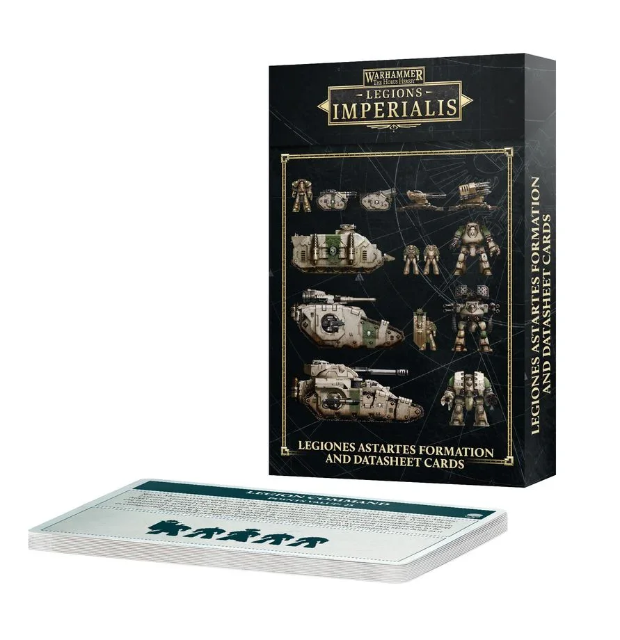 Legions Imperialis: Legiones Astartes Formation and Datasheet Cards