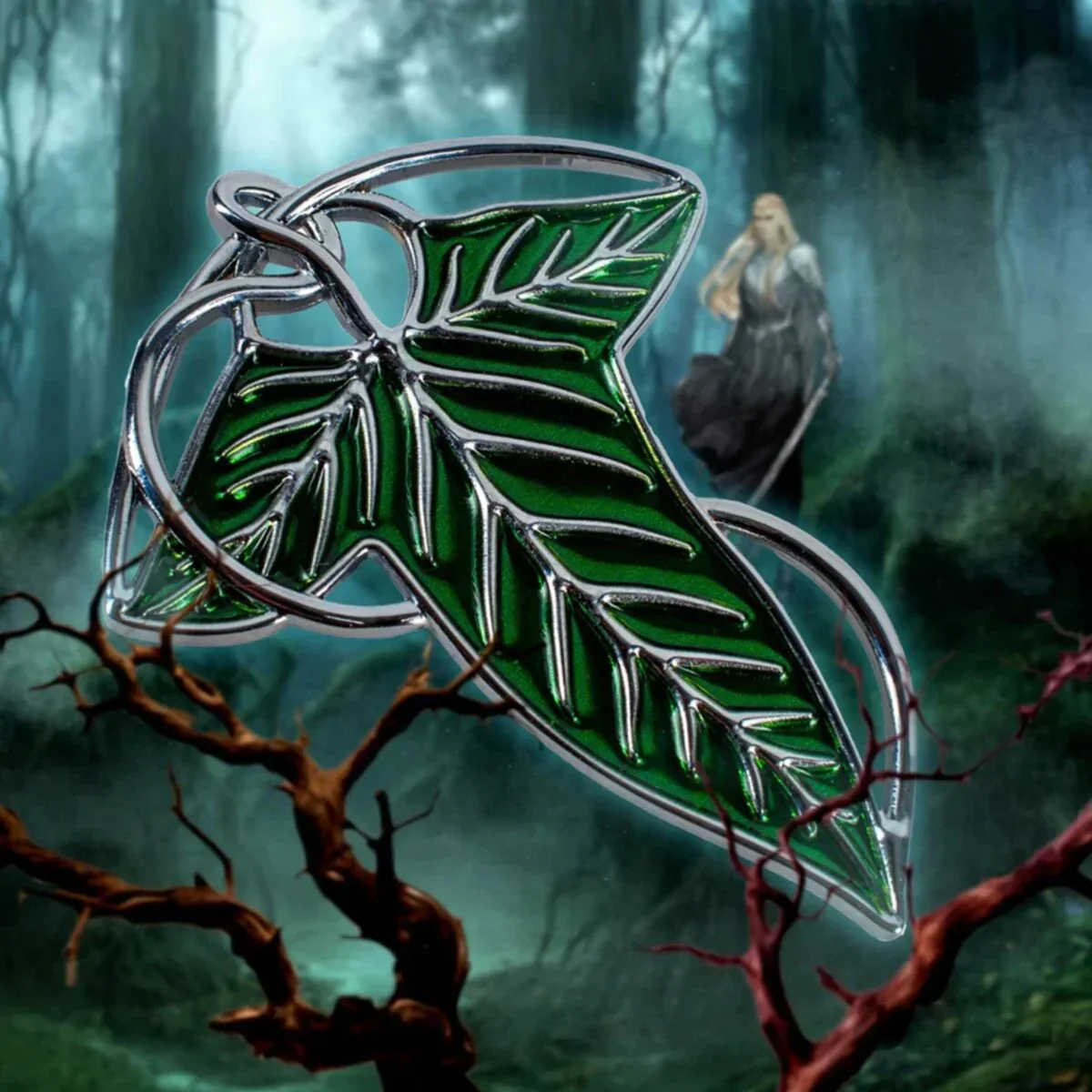 Lord of the Rings: Elven Leaf Pin Brooch Replica - Image 6