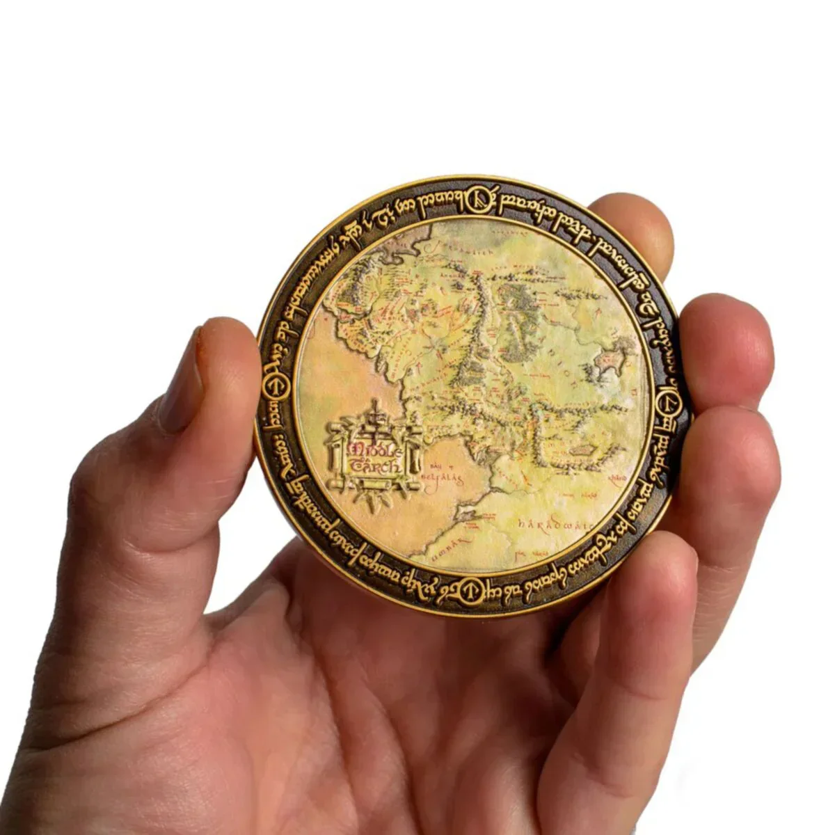 Lord of the Rings: Middle Earth Map Deluxe Coin - Image 6