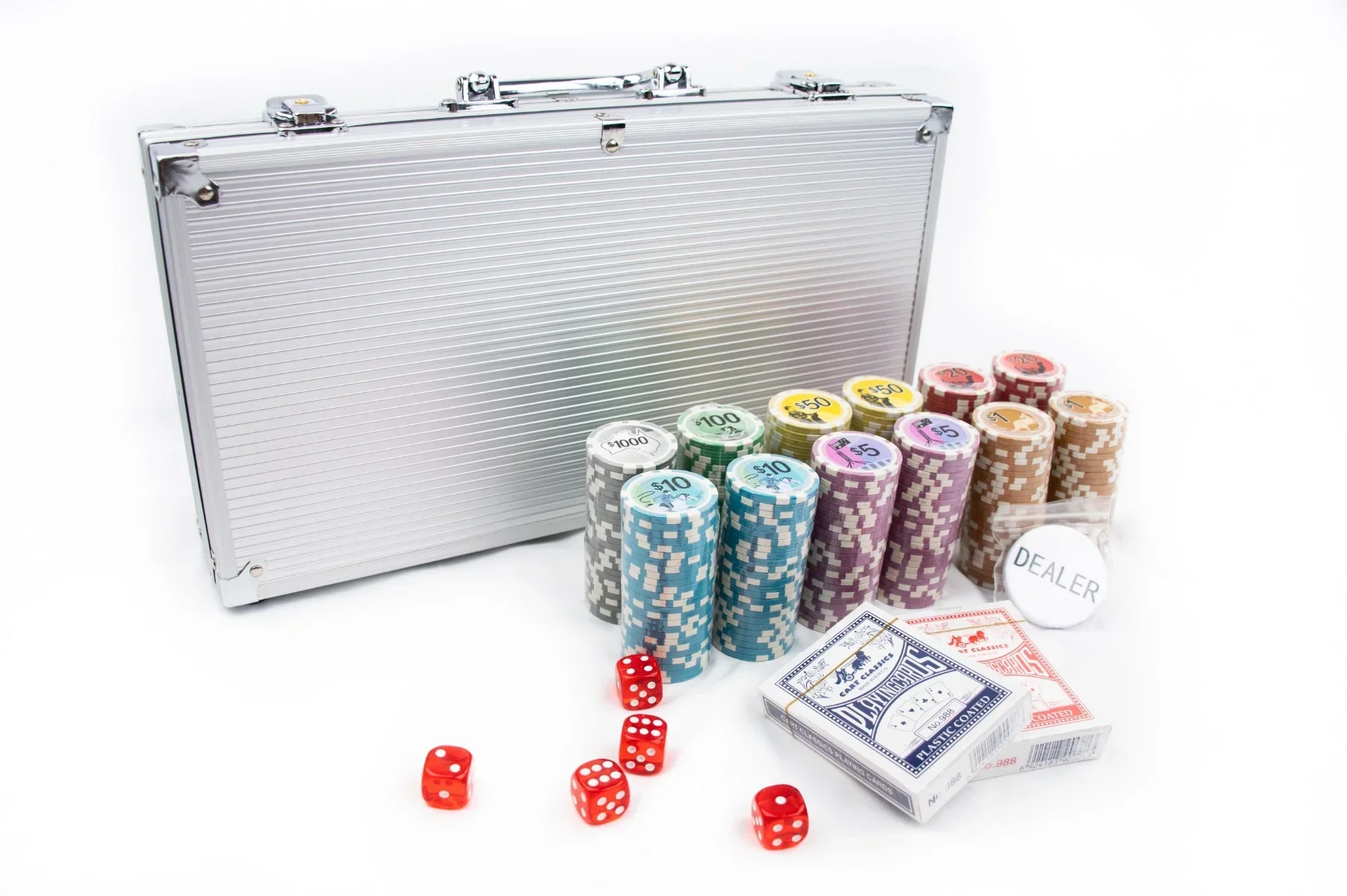LPG Classics Australiana Clay Poker Set - 300 Chips - Image 4