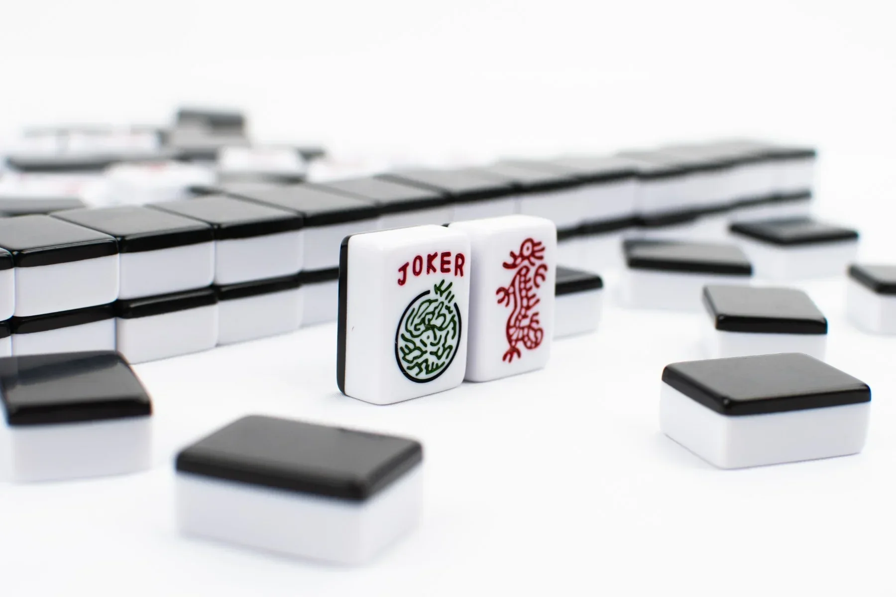 LPG Classics Mahjong Case - American Set w/ Black Tiles and Racks - Image 3
