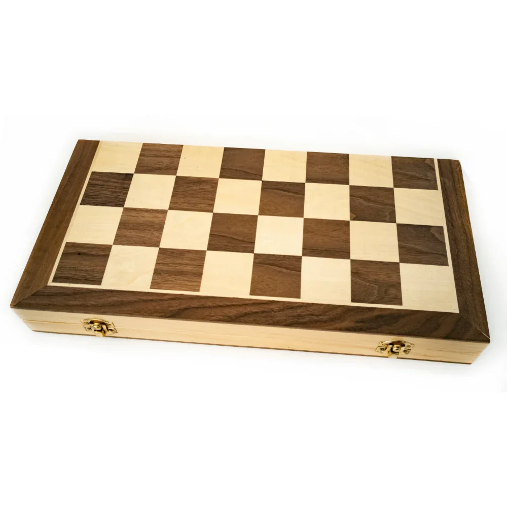 LPG Classics Wooden Folding Chess/Checkers/Backgammon Set 40cm - Image 2
