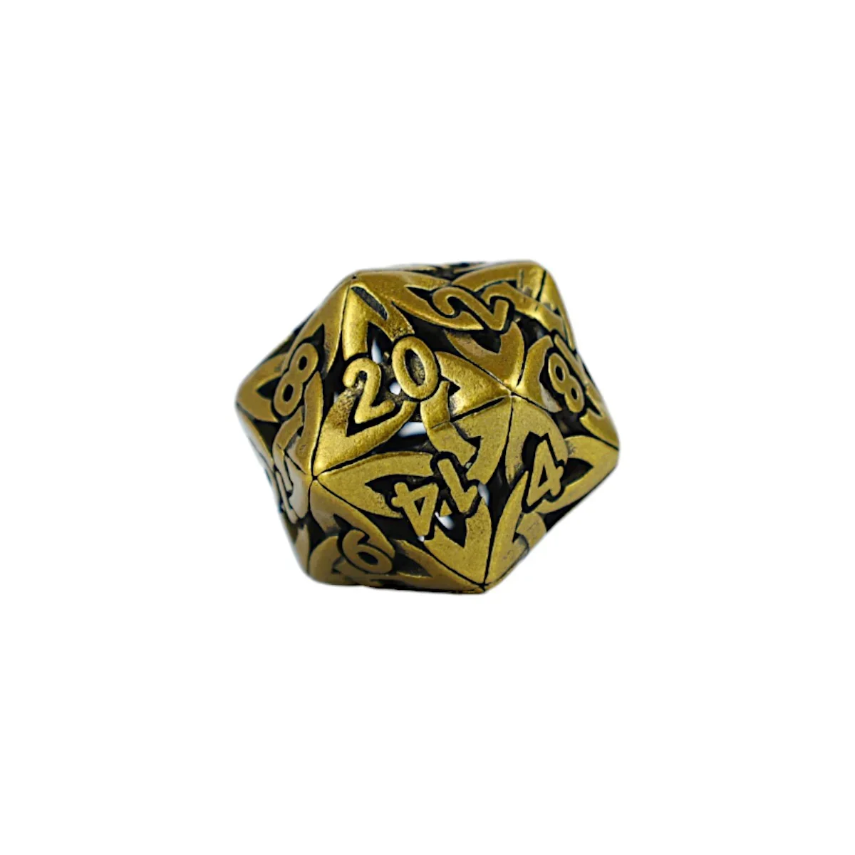 LPG Dice RPG Set Hollow Celtic - Ancient Bronze - Image 3