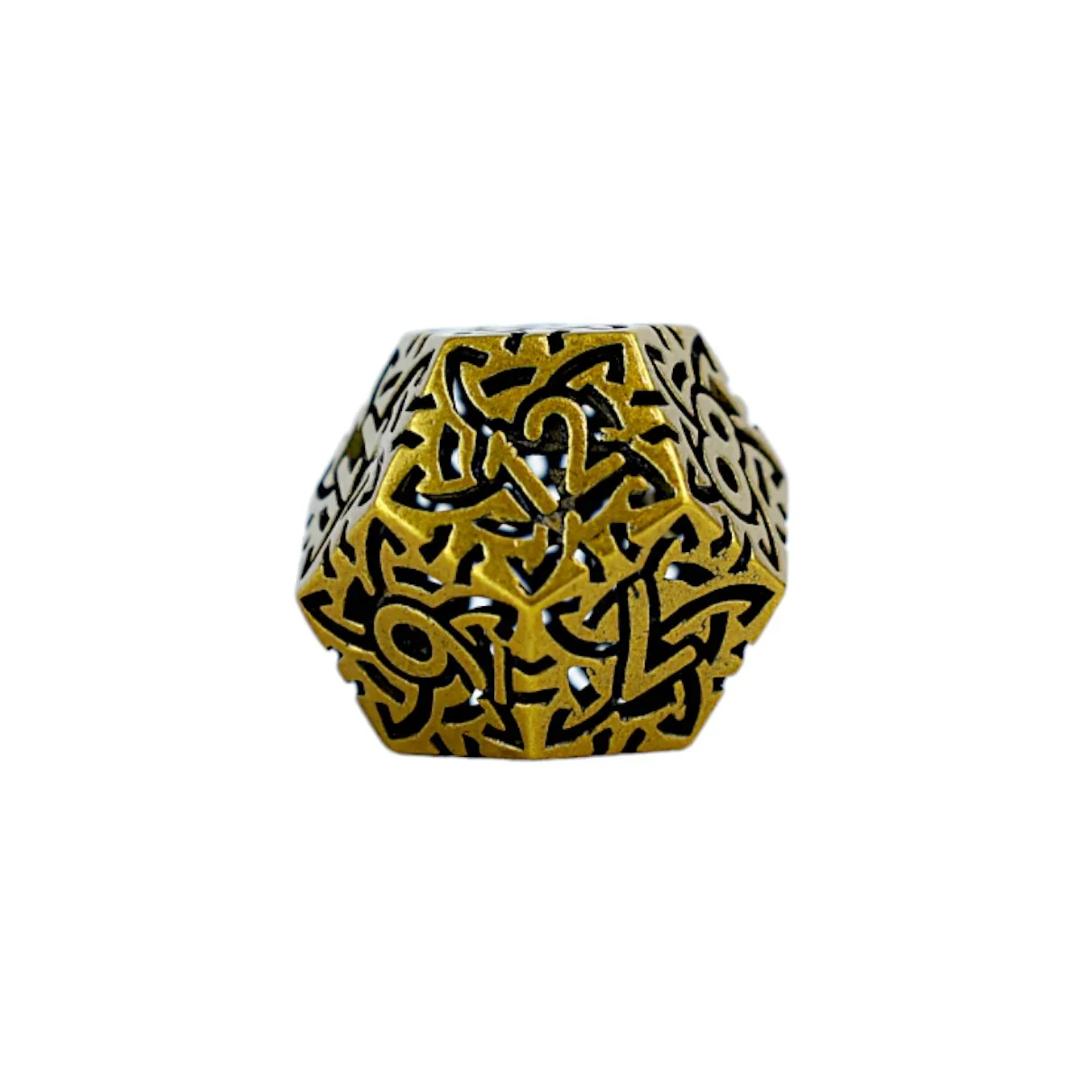 LPG Dice RPG Set Hollow Celtic - Ancient Bronze - Image 4