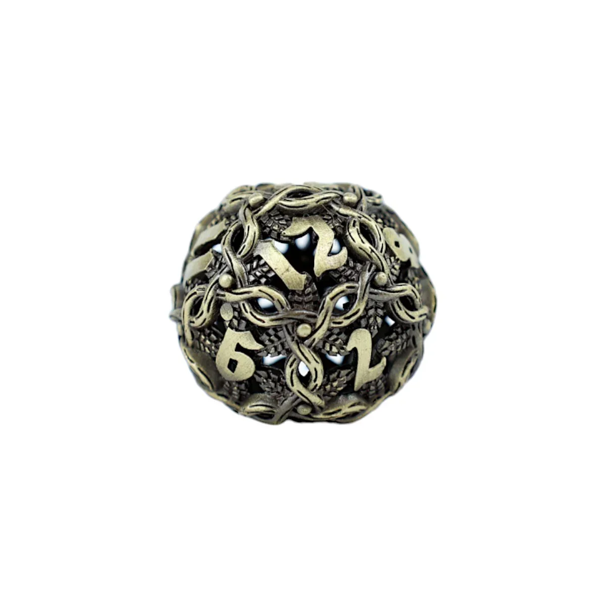 LPG Dice RPG Set Hollow Vines - Tarnished Gold - Image 3