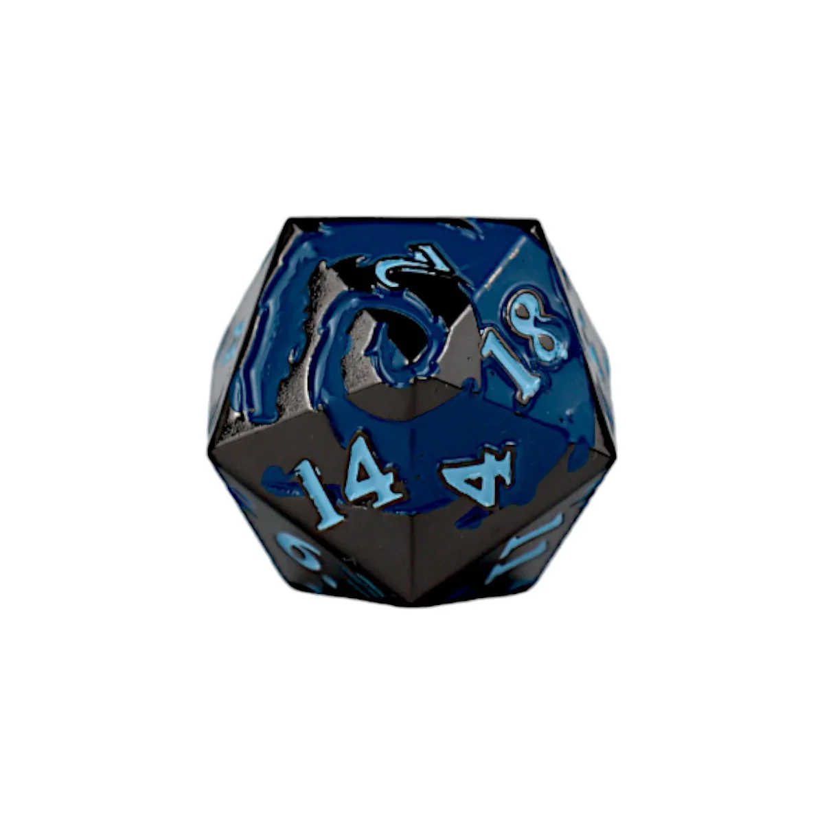 LPG Dice RPG Set Inscripted Dragon Blue - Image 3